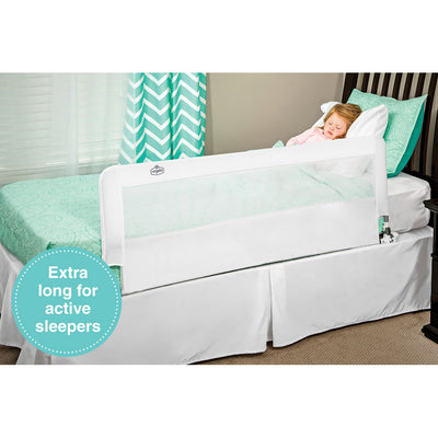 Regalo 20-Inch HideAway Extra Long Safety Support Bed Rail with Mesh Wall, White