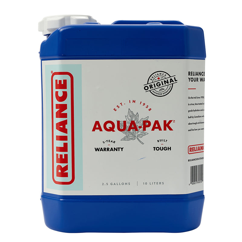 Reliance Products Aqua-Pak 2.5 Gal. Plastic Drinking Water Container Storage Jug