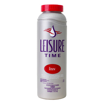 LEISURE TIME Renew Spa Hot Tub Non-Chlorine Treatment - 2.2 lbs (6 Pack)