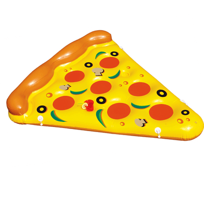 Swimline Pizza Slice Inflatable Pool Float & Giant Swan Inflatable Ride-On Float