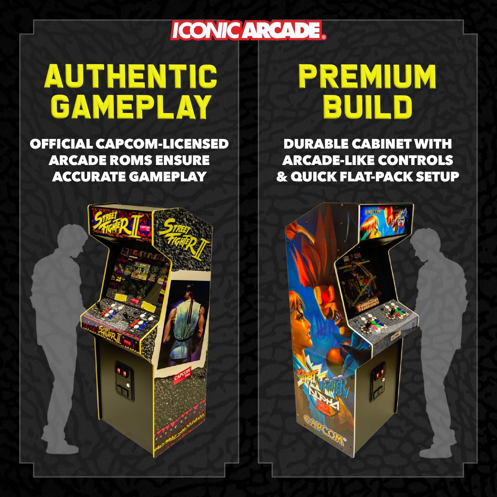 Iconic Arcade Street Fighter Alpha 2 XT Arcade Machine (For Parts)