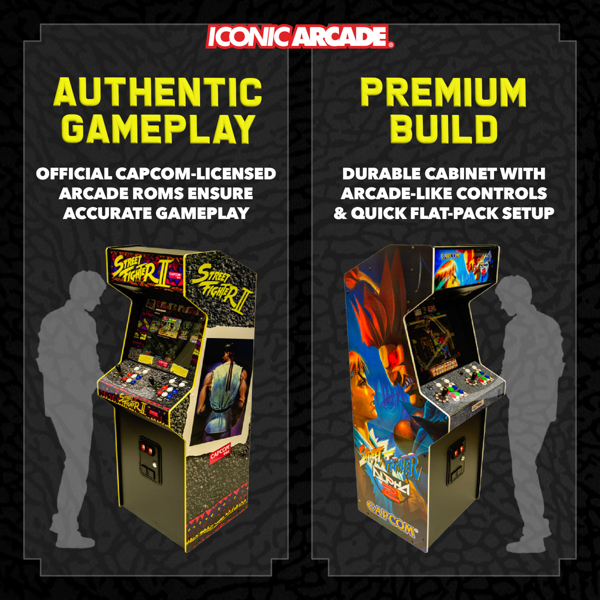Iconic Arcade Street Fighter Alpha 2 XT Arcade Machine (Open Box)