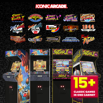 Iconic Arcade Street Fighter Alpha 2 XT Arcade Machine (For Parts)