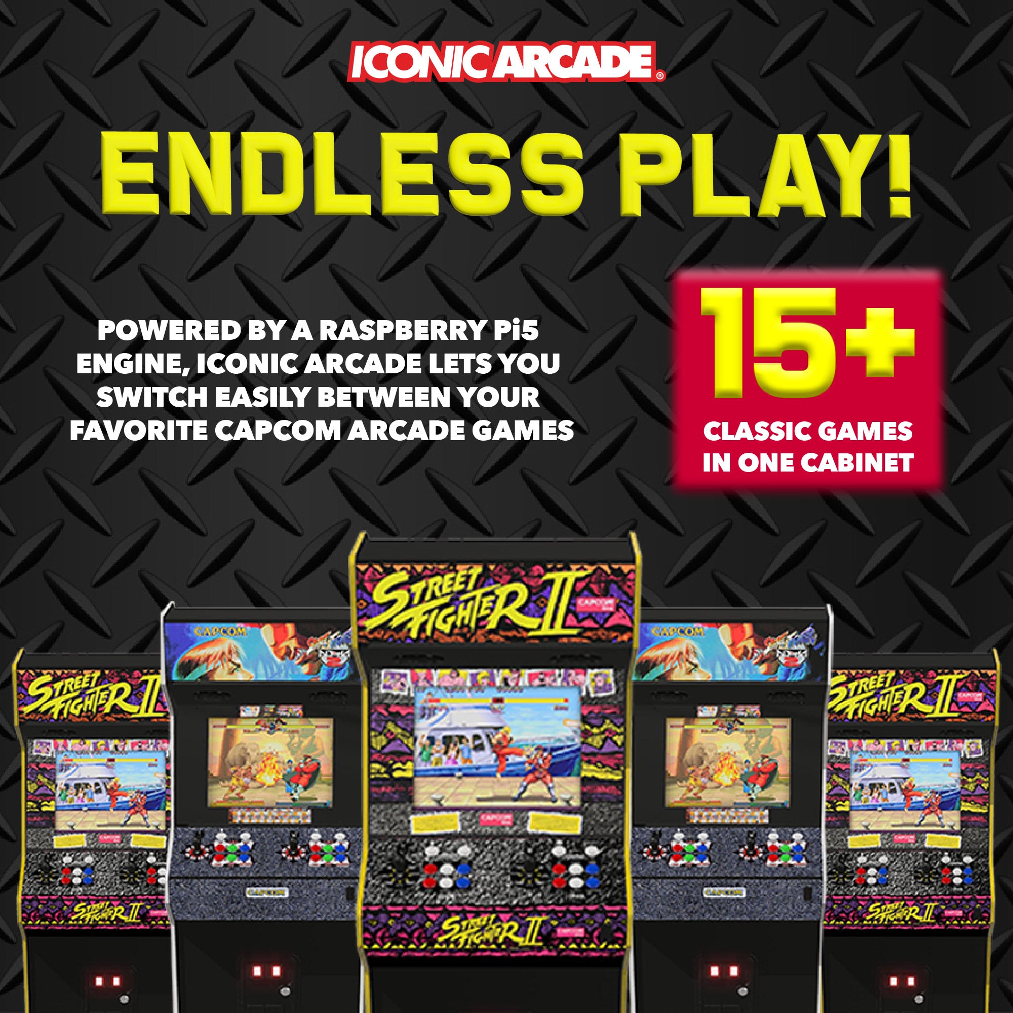 Iconic Arcade Street Fighter Alpha 2 XT Arcade Machine (For Parts)