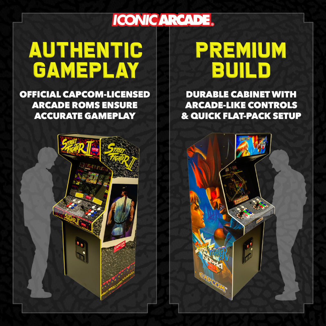 Iconic Arcade Street Fighter Alpha 2 XT Arcade Machine - VMInnovations