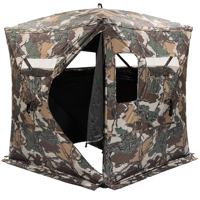Rhino Blinds Tough 3 Person Game Hunting Ground Blind, Predator Deception (Used)