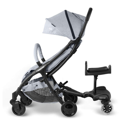 Beberoad Rider Baby Stroller Glider & R2 Ultra Lightweight Stroller, Light Grey