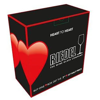 Riedel Heart to Heart Unique Chardonnay Wine Glasses, Set of 2 (Open Box)