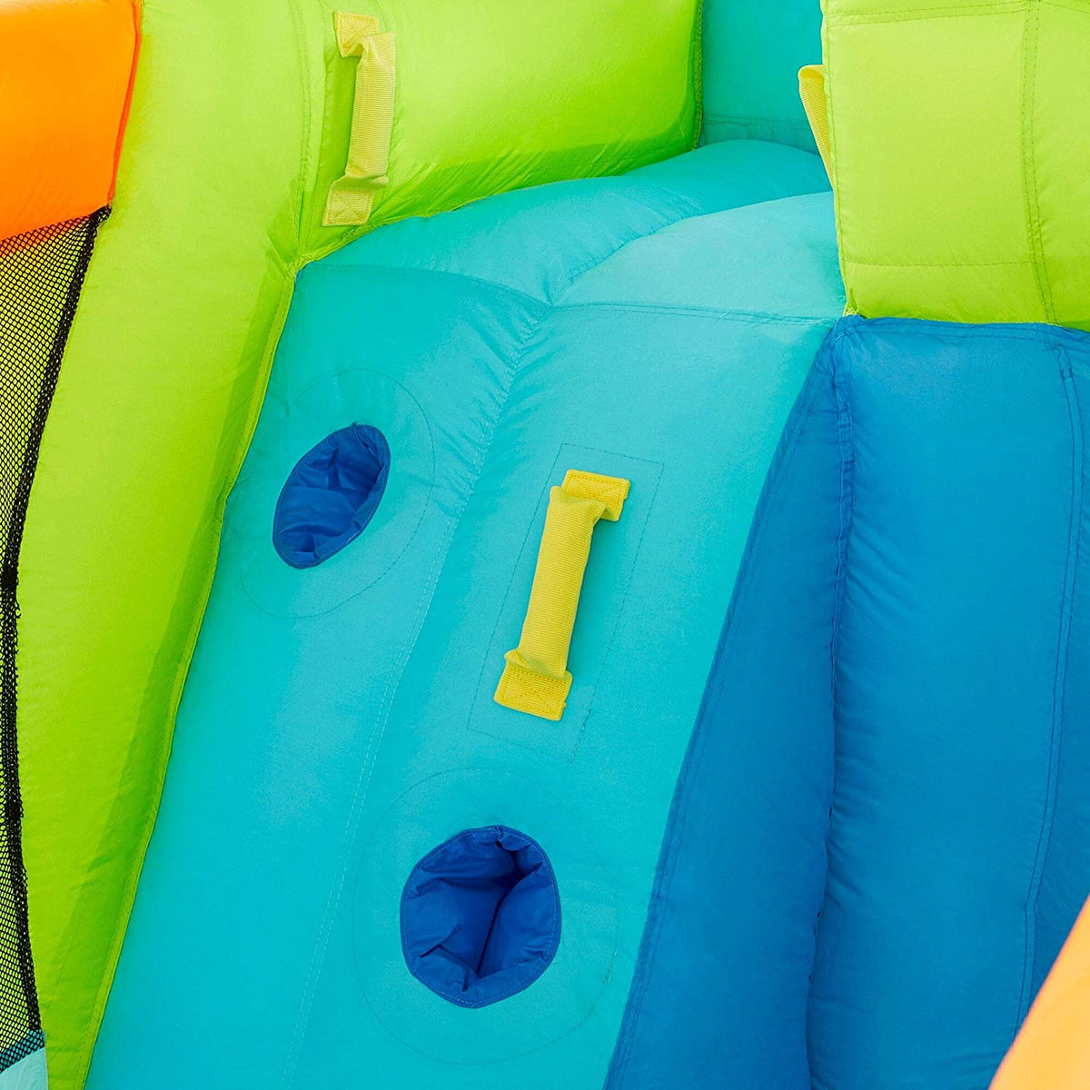 RipTide Triple Fun Inflatable PVC Water Park Obstacle Course w/ 3 Slides (Used)