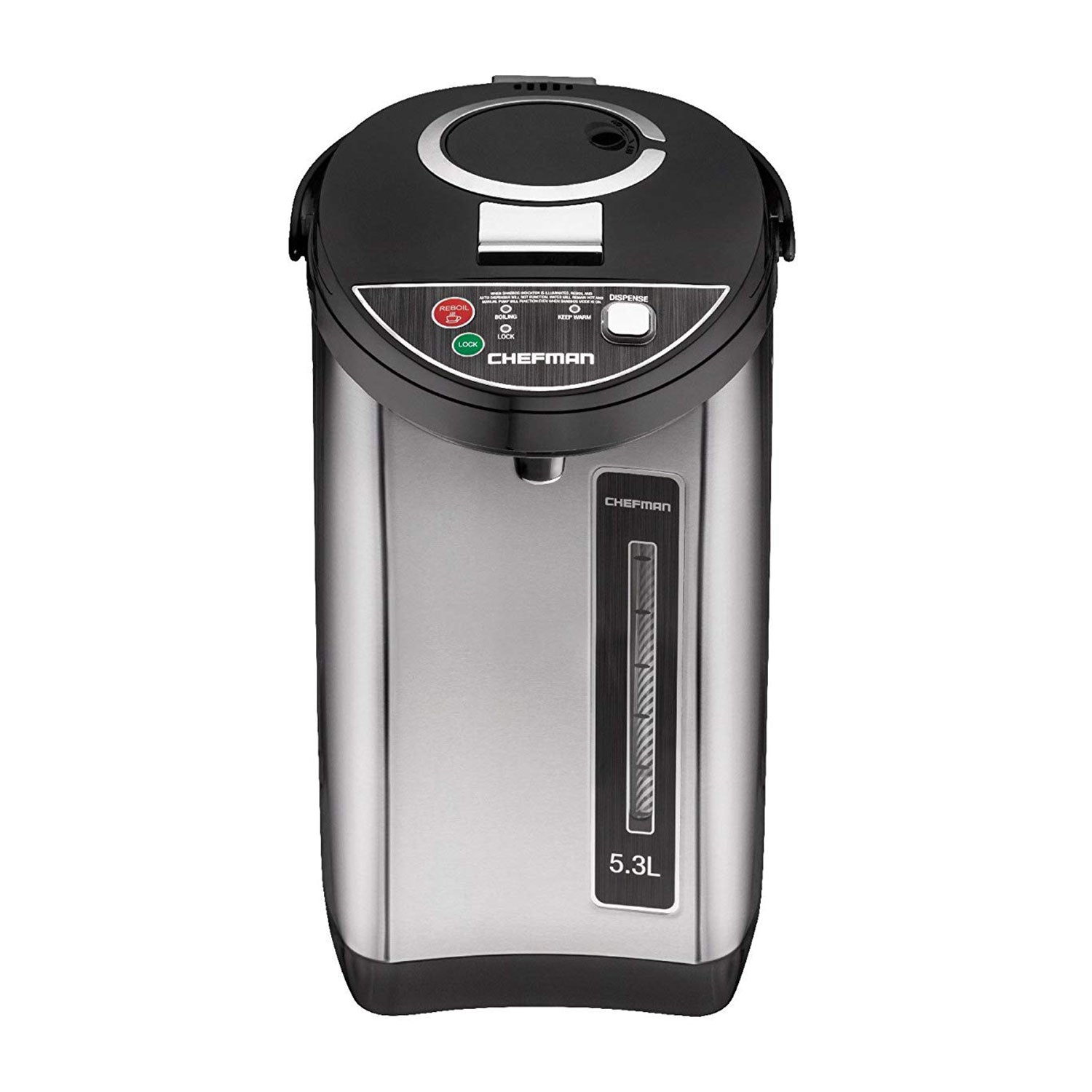 Chefman 5.3L Electric Auto Dispense Hot Water Pot, Stainless Steel (Damaged)