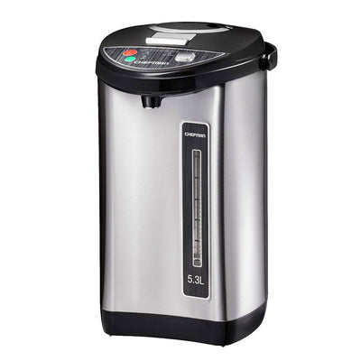 Chefman 5.3L Electric Auto Dispense Hot Water Pot, Stainless Steel (Damaged)