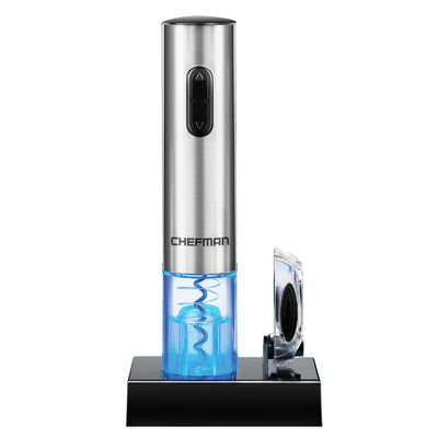 Chefman Cordless Electric Wine Bottle Opener with Rechargeable Battery (Used)