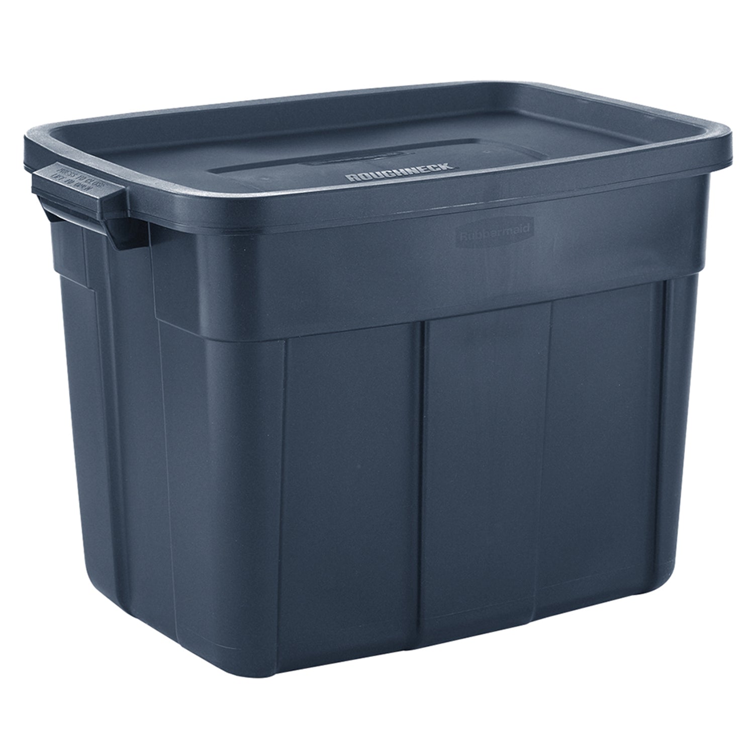 Rubbermaid 18 Gallon Stackable Storage Container, Dark Indigo Metallic (12 Pack) - VMInnovations