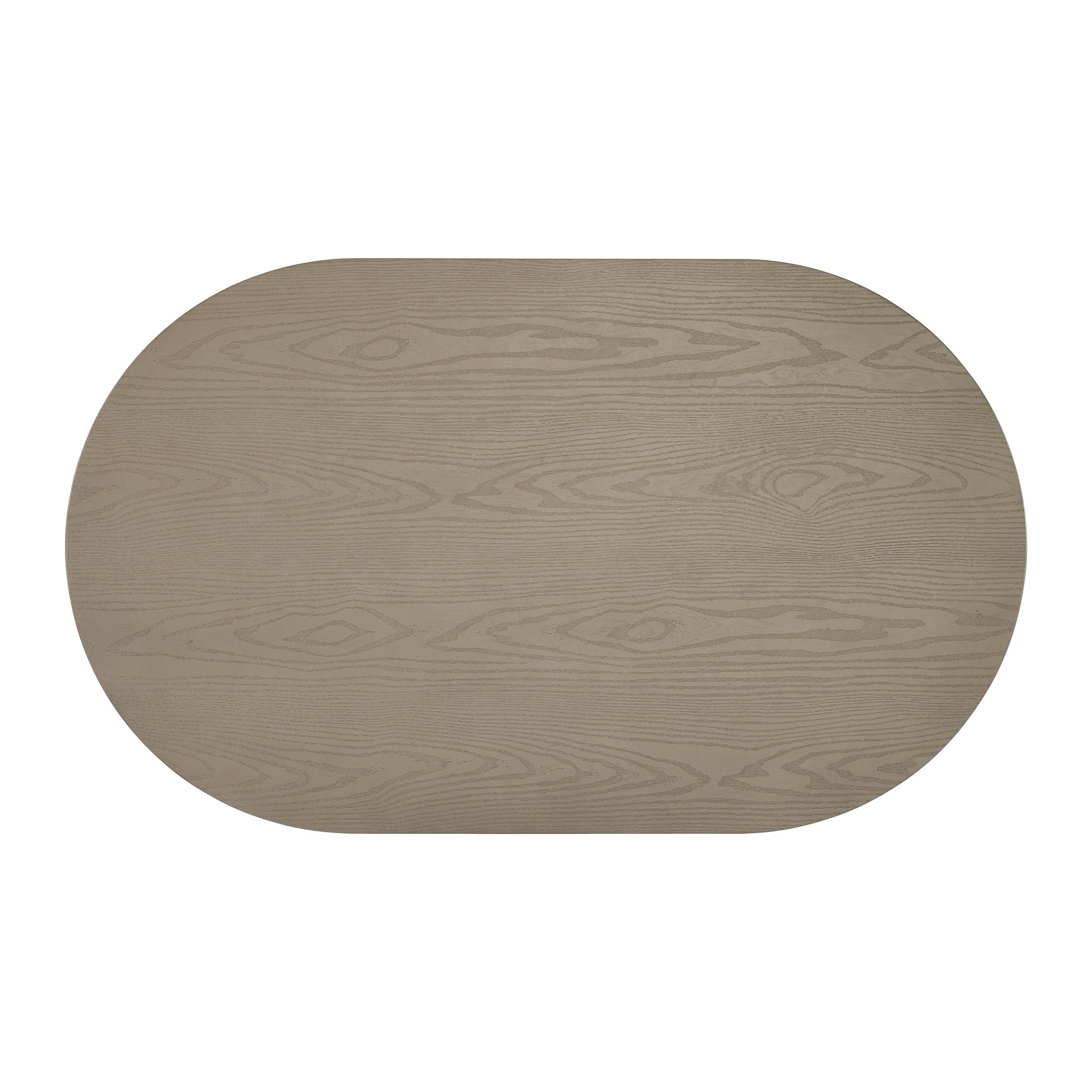 ROME + OAK Euclid Coffee Table, Rustic Wood Living Room Centerpiece, Beige - VMInnovations