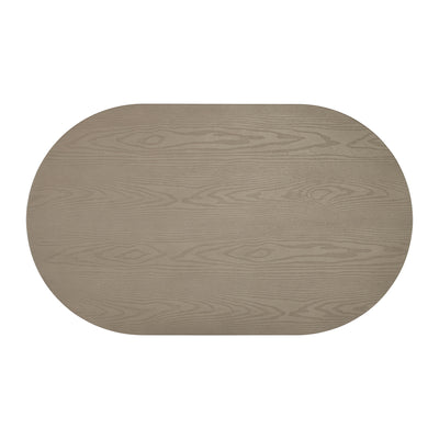 ROME + OAK Euclid Coffee Table, Rustic Wood Living Room Centerpiece, Beige - VMInnovations