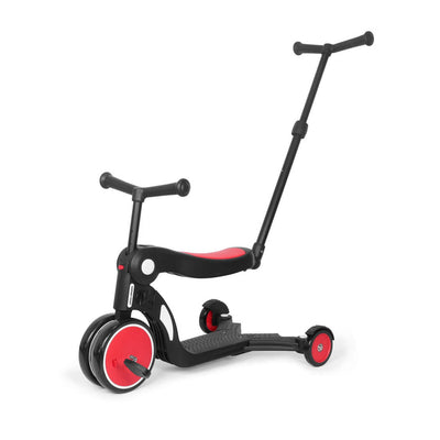 Beberoad Roadkid Plus 5 in 1 Multifunctional Scooter w/Push for Kids, Red (Used) - VMInnovations