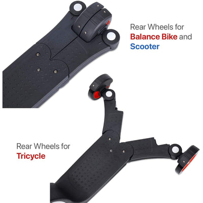 Beberoad Roadkid Plus 5 in 1 Multifunctional Scooter w/Push for Kids, Red (Used) - VMInnovations