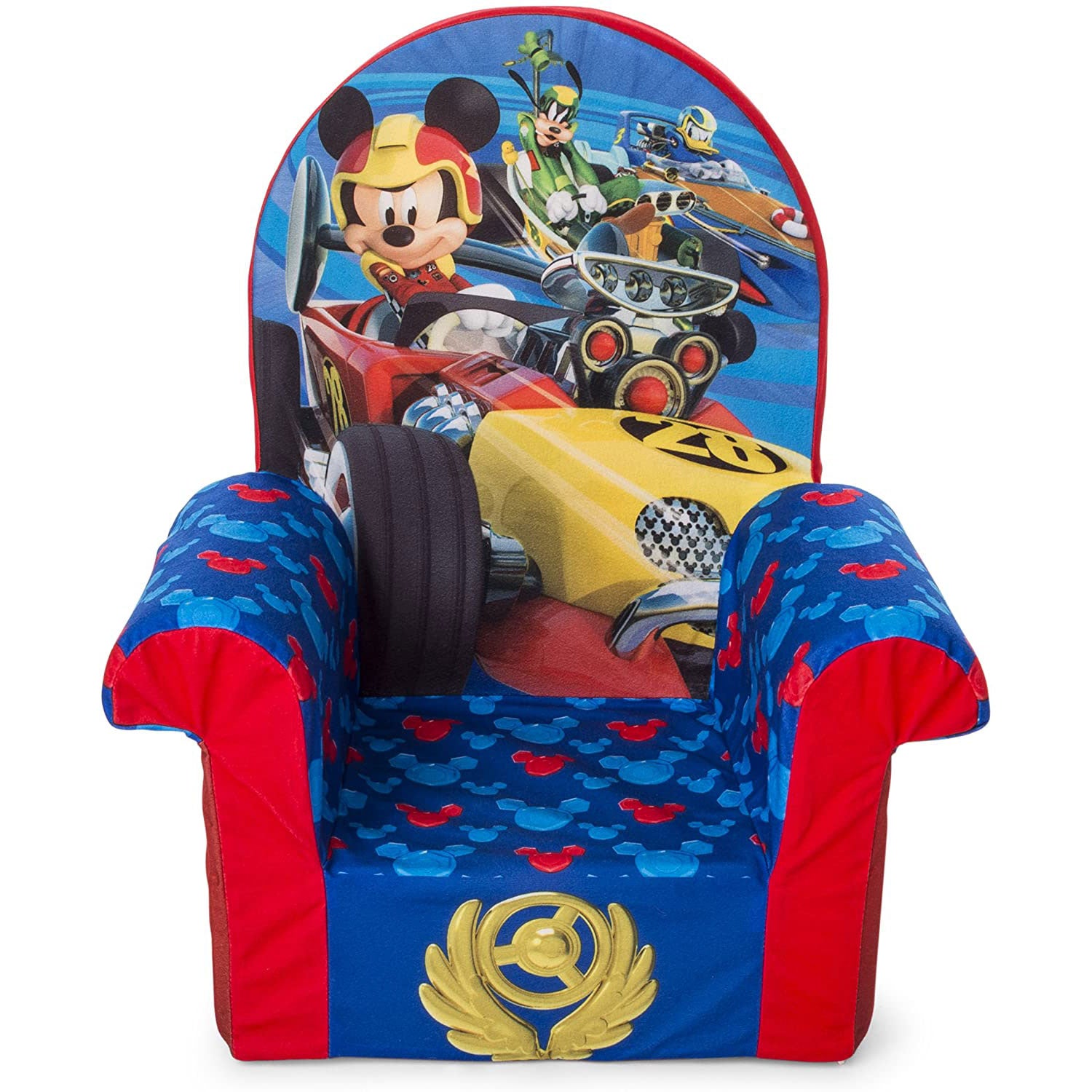 Marshmallow Furniture Comfy Foam Toddler Chair Furniture, Mickey Mouse (Used)
