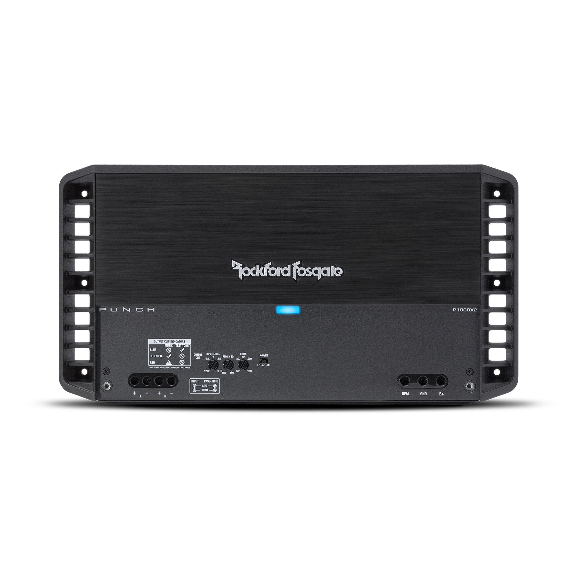Rockford Fosgate Punch 1,000 Watt 2 Channel Car Stereo Amplifier (For Parts)