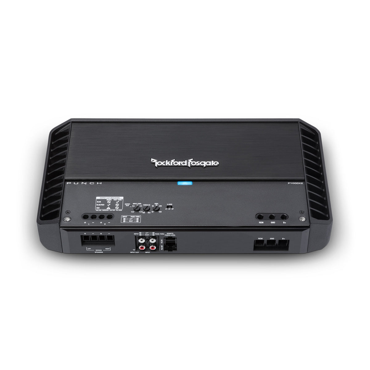 Rockford Fosgate Punch 1,000 Watt 2 Channel Car Stereo Amplifier (For Parts)