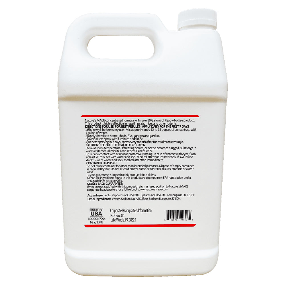 Nature's MACE RODCON7004 Rodent Mouse Repellent Concentrate Treats 87,000 Sq. Ft