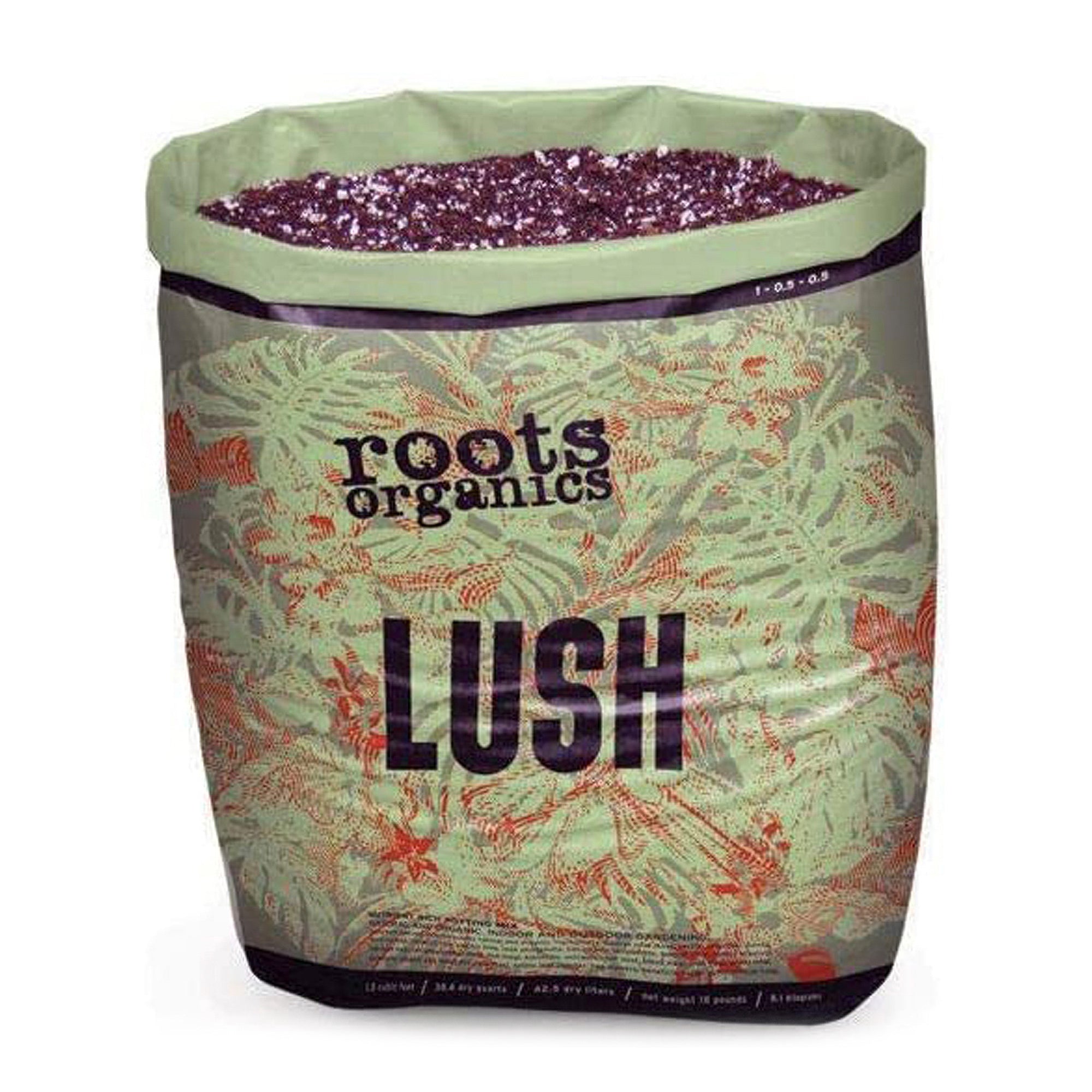 Roots Organics ROL15 Lush Organic Garden Peat Based Potting Soil Mix, 1.5 CuFt - VMInnovations
