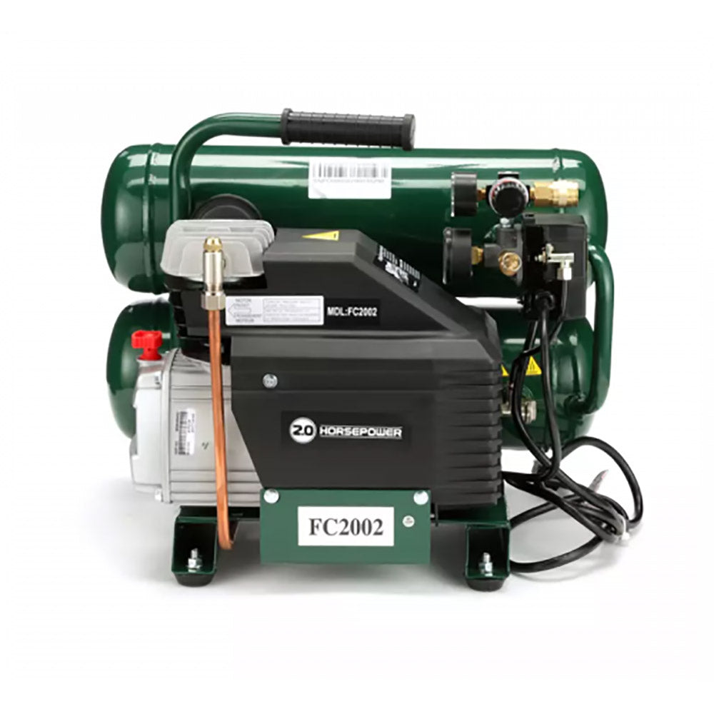 Rolair Intelligent Twin Stack 4.3G Iron Cylindrical Air Compressor (For Parts)