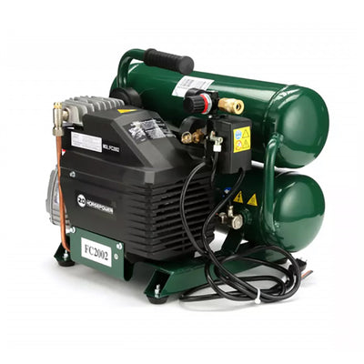 Rolair Intelligent Twin Stack 4.3G Iron Cylindrical Air Compressor (For Parts)