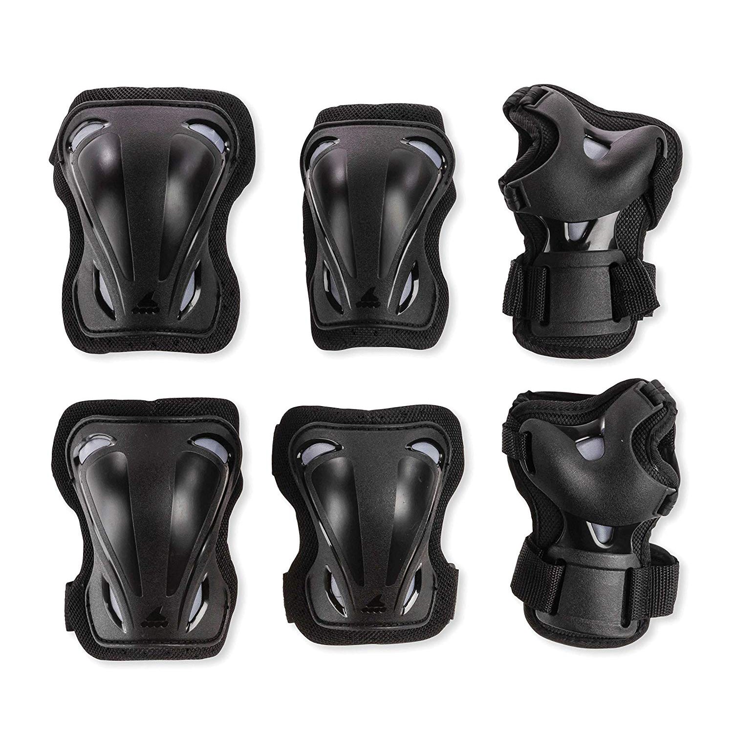 Rollerblade Protective Skate Gear w/ Wristguards, Knee Pads, & Elbow Pads, Large
