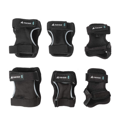 Rollerblade Protective Skate Gear w/ Wristguards, Knee Pads, & Elbow Pads, Large