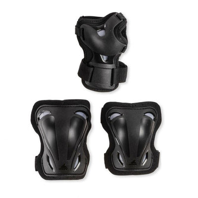 Rollerblade Protective Skate Gear w/ Wristguards, Knee Pads, & Elbow Pads, Large