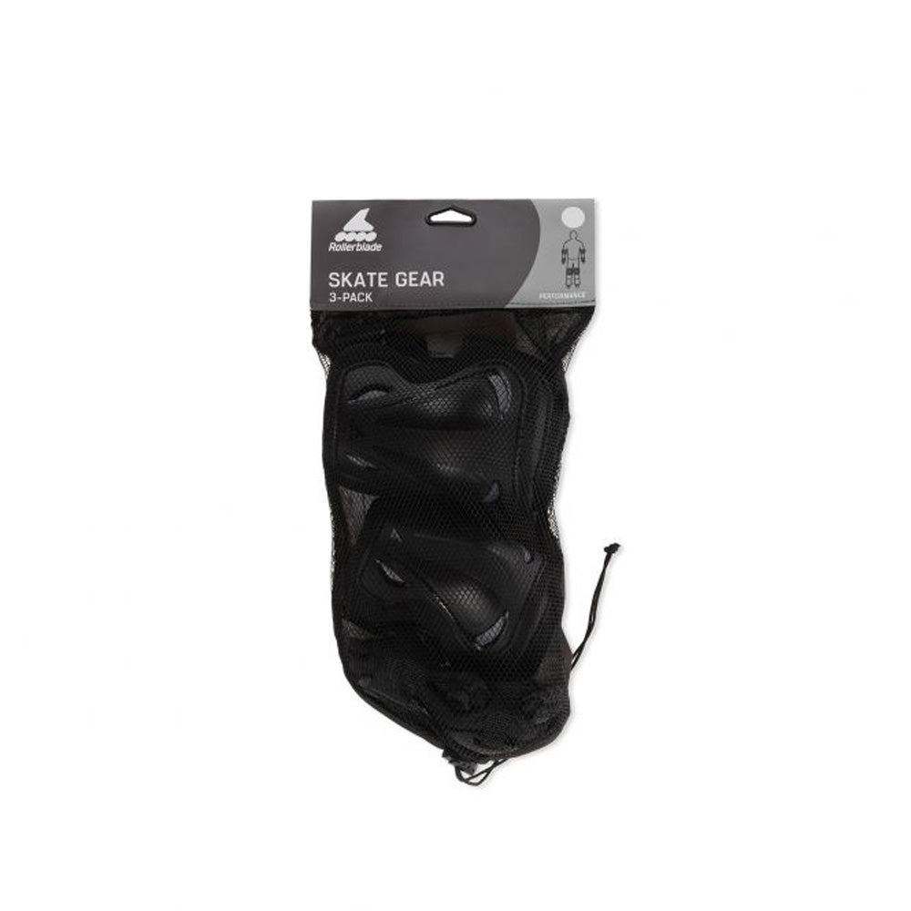 Rollerblade Protective Skate Gear w/ Wristguards, Knee Pads, & Elbow Pads, Large