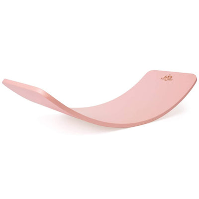 Kinderfeets Kinderboard Versatile Waldorf Wood Balance Board, Rose (Used)