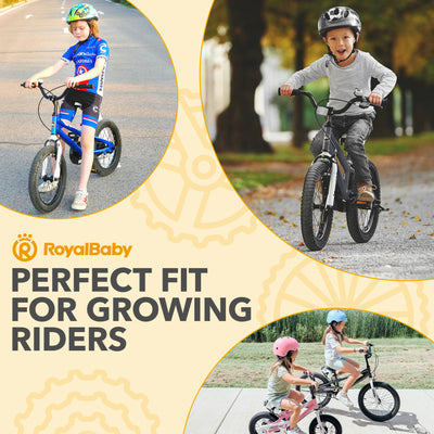 RoyalBaby Freestyle Outdoor Kid's Sporty Bicycle with Kickstand, 18 Inch, Pink