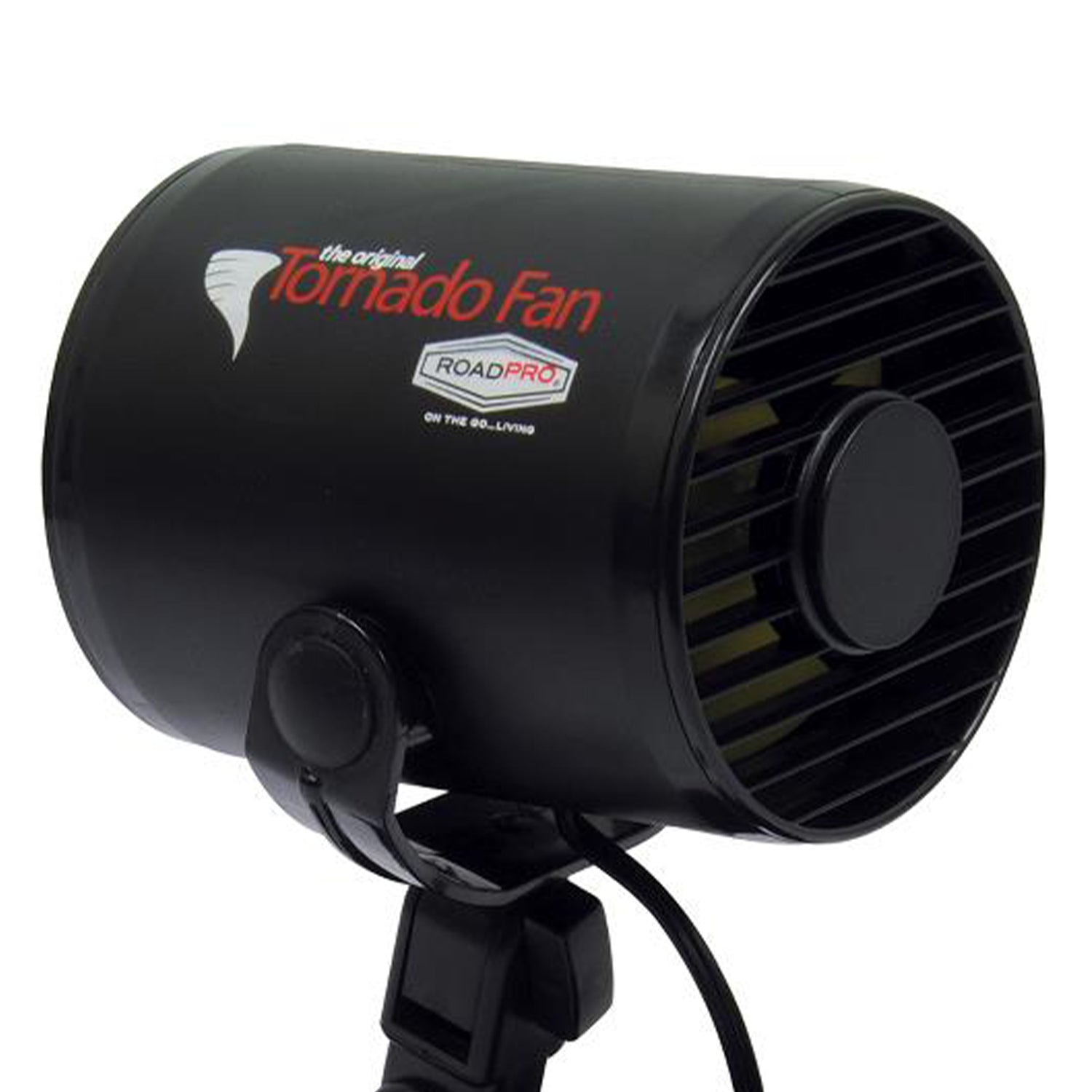 RoadPro 12 Volt Plug In Car Vehicle Tornado Fan w/ Mounting Clip (Open Box)