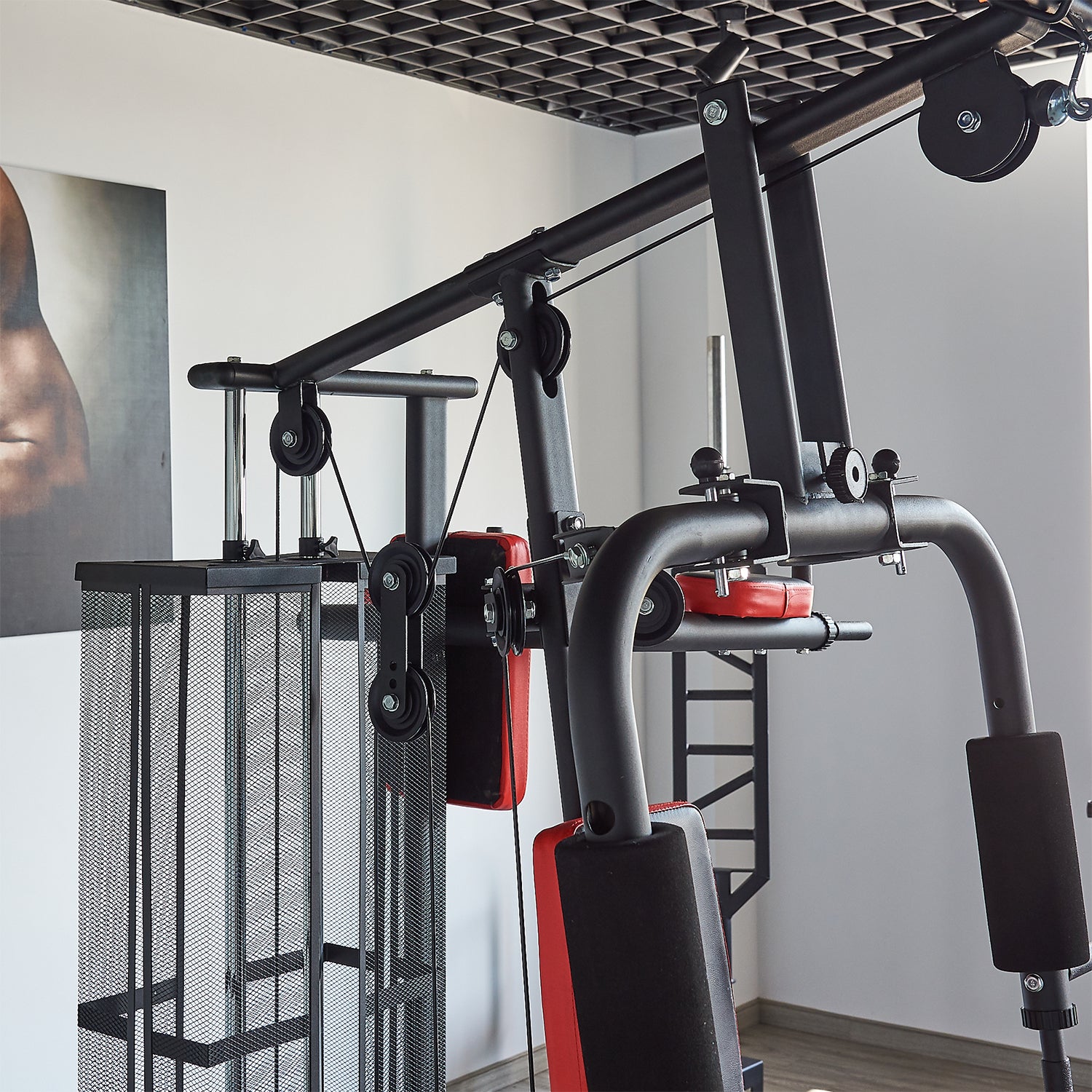 Everyday Essentials RS 90XLS Compact Home Fitness Gym System Workout Station