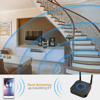 1Mii Bluetooth 5.0 Receiver HiFi Surround Sound Wireless Adapter (Open Box)
