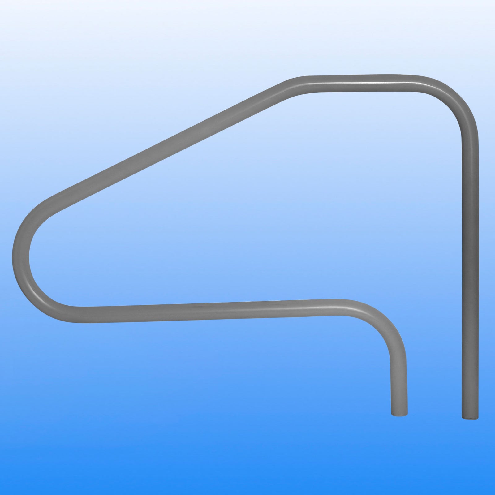 Saftron RTD-448-GG 4 Bend Swimming Pool Mounted Polymer Handrail (For Parts) - VMInnovations