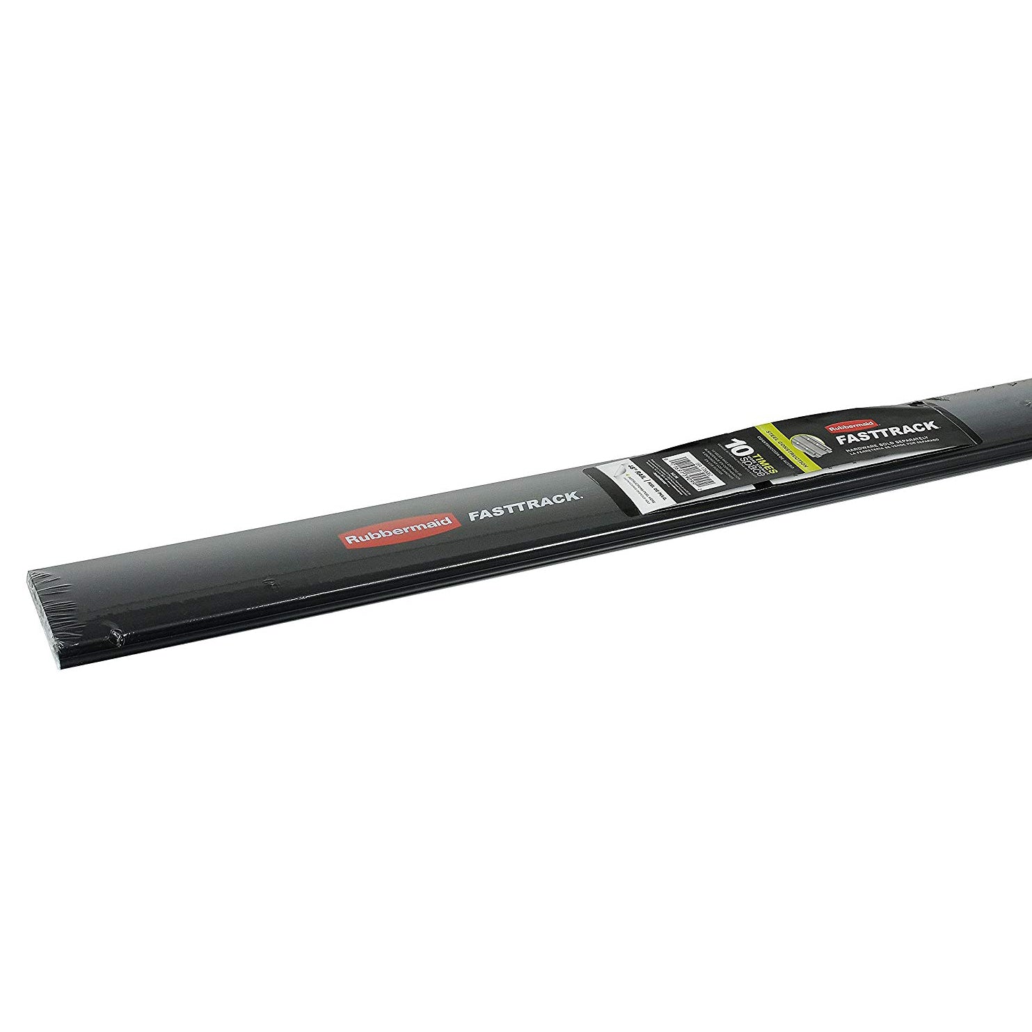 Rubbermaid Fast Track 48 Inch Wall Mounted Storage Rail & Hose Hooks (6 Pack) - VMInnovations
