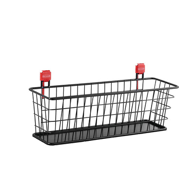 Rubbermaid Shed Shelf, Wire Basket Accessory & 50 Lbs Capacity 34" Tool Rack