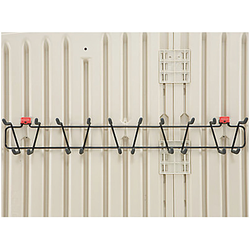 Rubbermaid Metal Shed Shelf (4-pack), Tool Rack (6-pack) & Tool Holder (6-pack)