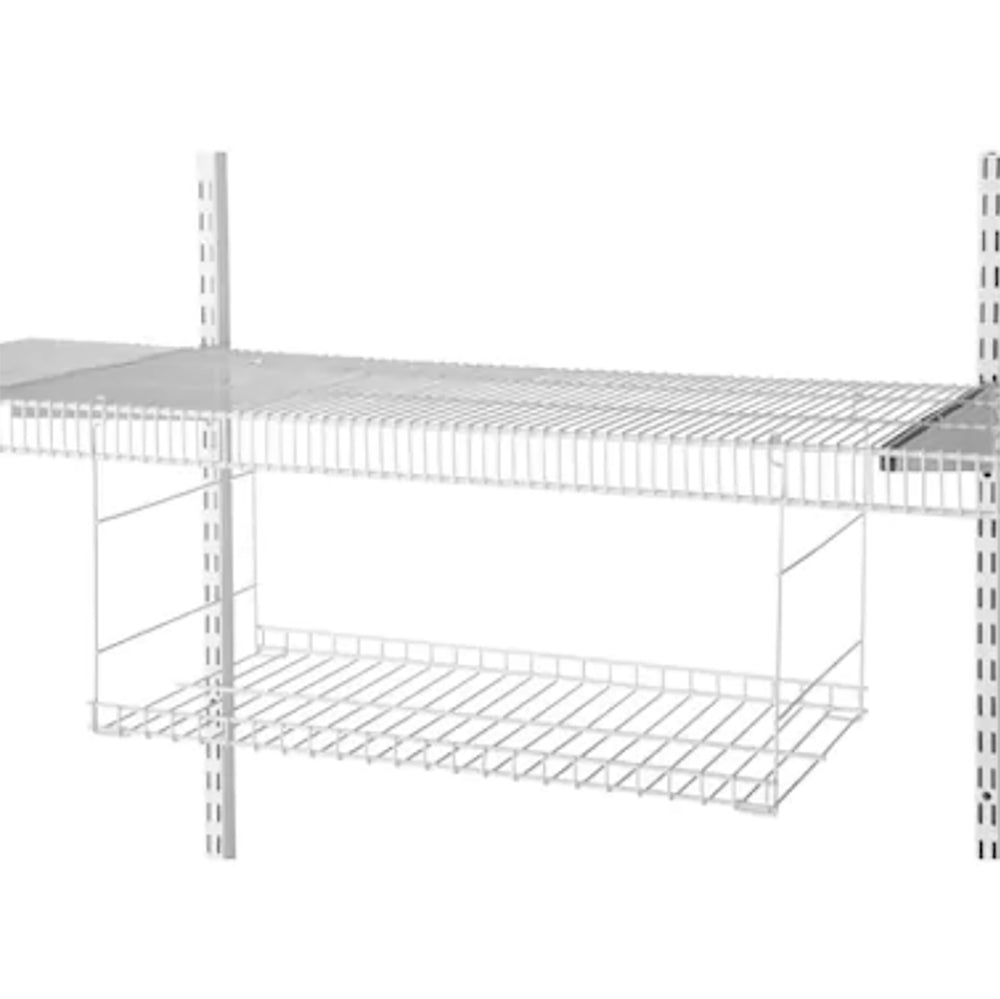 Rubbermaid 24" Universal Closet Steel Wire Added Storage Hanging Shelf (Used) - VMInnovations