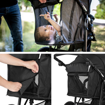 hauck 3-Wheel All Terrain Stroller with Raincover - From Birth up to 48.5lbs - VMInnovations