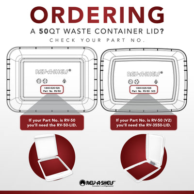 Rev-A-Shelf Double Pullout 35 qt. Kitchen Trash Can w/ Soft-Close, 5349-18DM-218