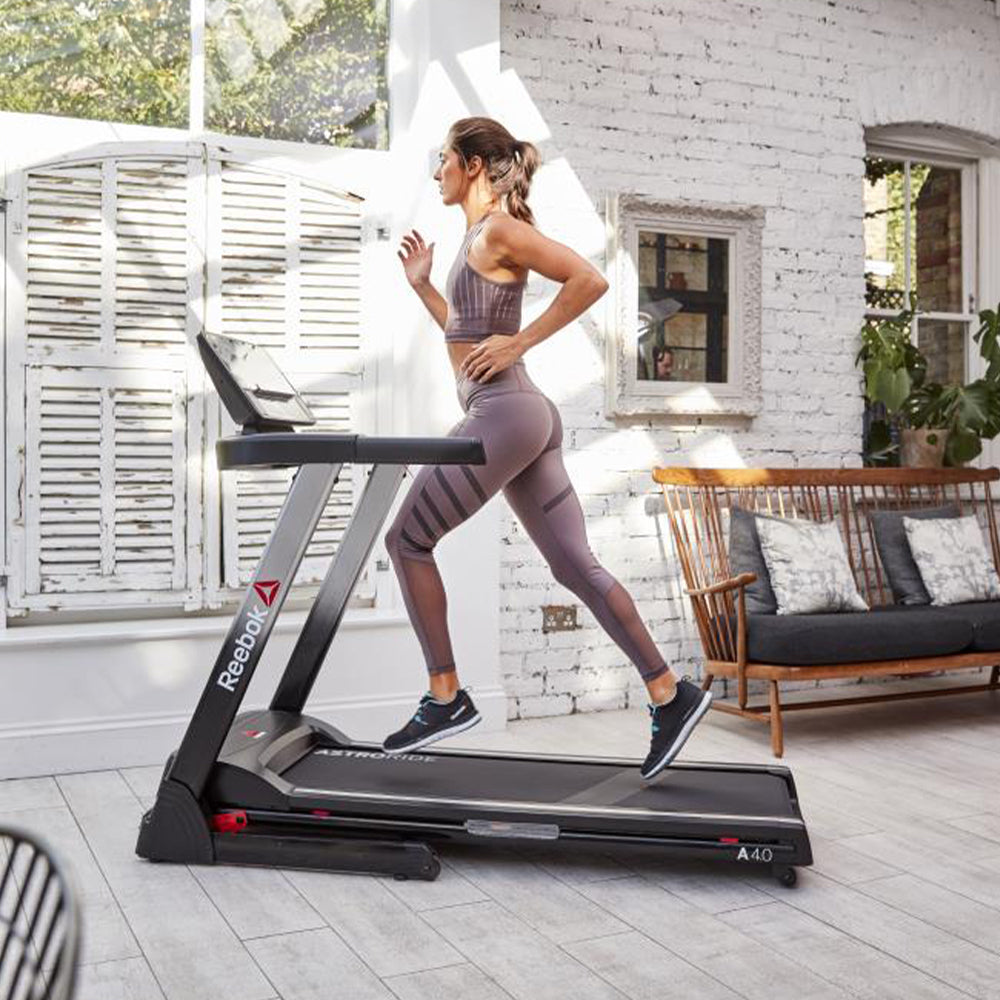 Reebok A4.0 Workout Exercise Running Treadmill with Future Console Silver (Used)