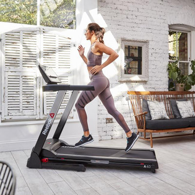 Reebok A4.0 Workout Exercise Running Treadmill with Future Console Silver (Used)