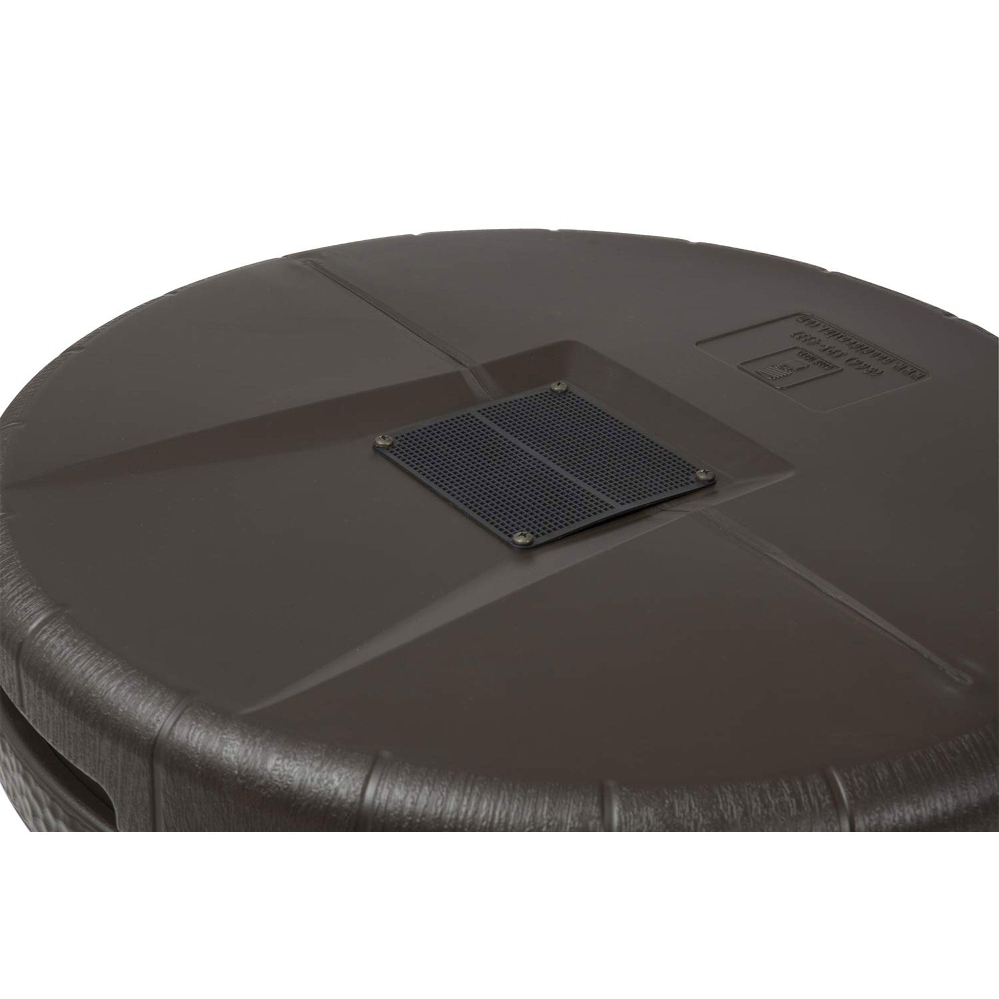Good Ideas 50 Gallon Rain Barrel with Stand, Brown Ribbed Design (For Parts) - VMInnovations