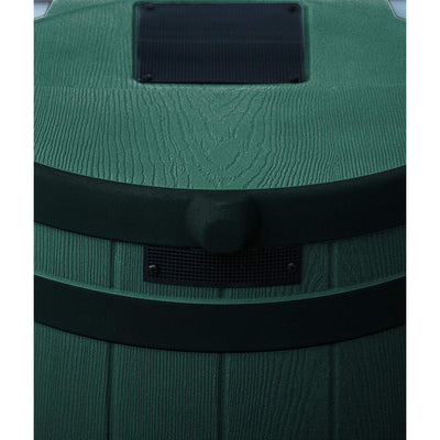 Good Ideas Rain Wizard 50 Gallon Plastic Rain Barrel Water Collector, Green - VMInnovations