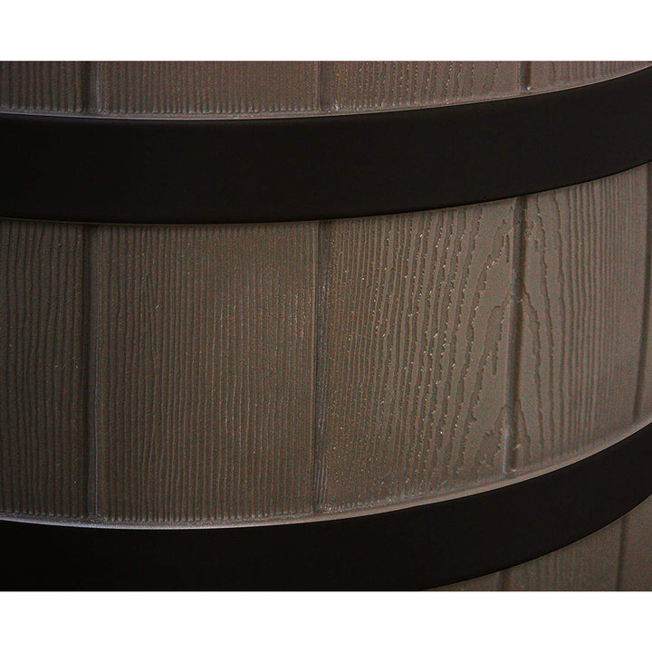 Good Ideas Rain Wizard Rain Collection Barrel 40-Gallon Darkened Ribs (Open Box) - VMInnovations