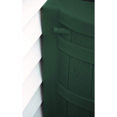 Good Ideas Rain Wizard Rain Collection Barrel 50-Gallon w/ Diverter Kit, Green